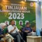 Direktur Eksekutif Nasional Wahana Lingkungan Hidup Indonesia (Walhi), Zenzi Suhadi,Peluncuran Tinjauan Lingkungan Hidup 2023 di Jakarta, Selasa (31/1).