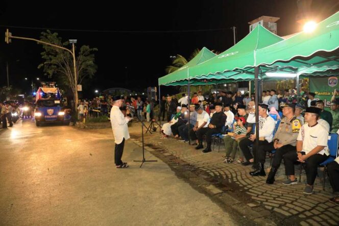 
 Wali Kota Tarakan Lepas Pawai Takbir Keliling Sambut 1 Syawal 1444 H
