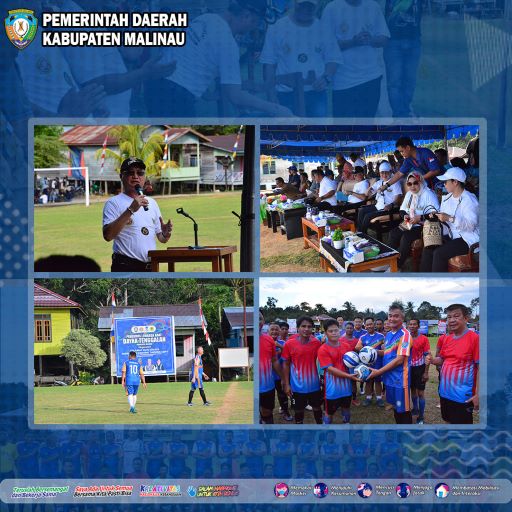 Bupati Wempi Dukung Turnamen Sepak Bola Karang Taruna CUP I Desa Belayan 