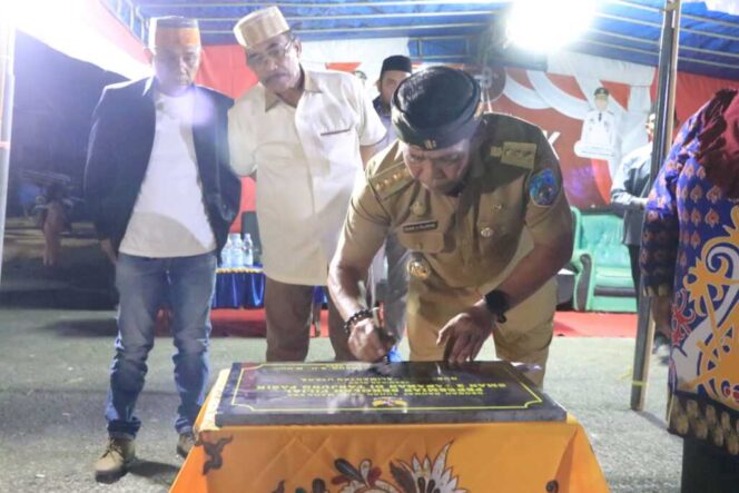 
 Gubernur Kaltara Zainal Paliwang Resmikan Kelas Jauh SMAN 2 Tarakan di Tanjung Pasir