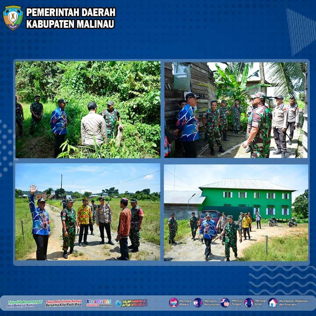 Wabup Malinau Tinjau Beragam Pelayanan dalam TMMD ke 118 di Desa Kaliamok