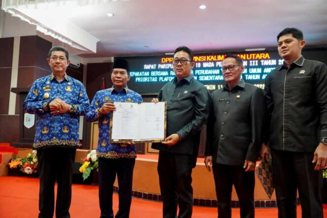 
 Pemprov Kaltara dan DPRD Sepakati Perubahan KUA-PPAS APBD 2023