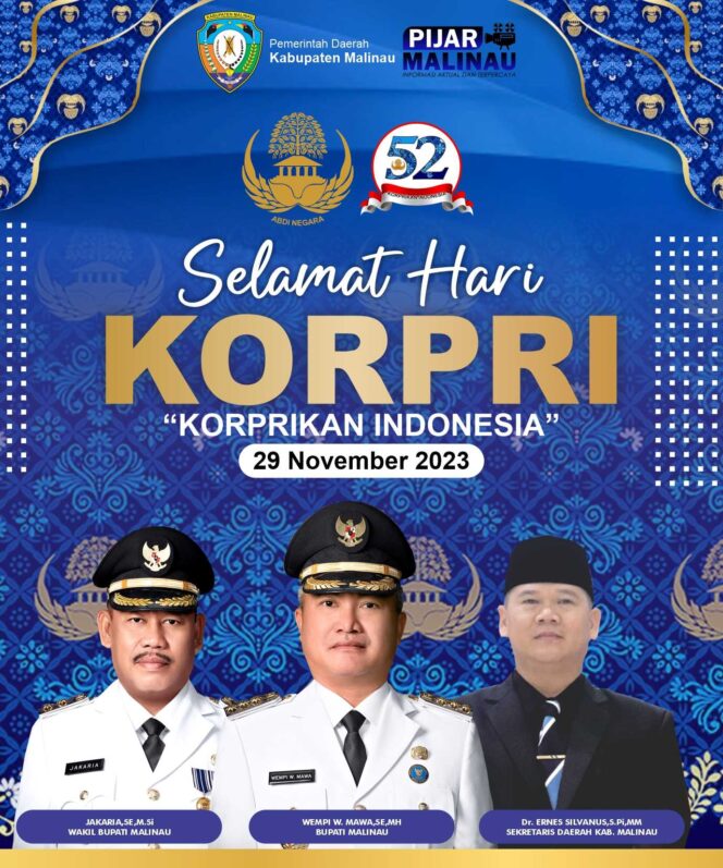 
 Selamat Hari Korpri ke 52, Pemkab Malinau
