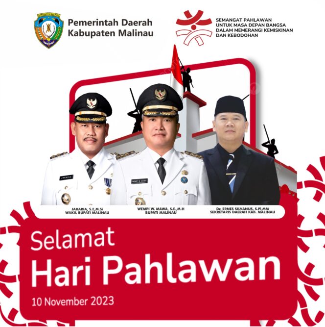 
 Selamat Hari Pahlawan Pemkab Malinau