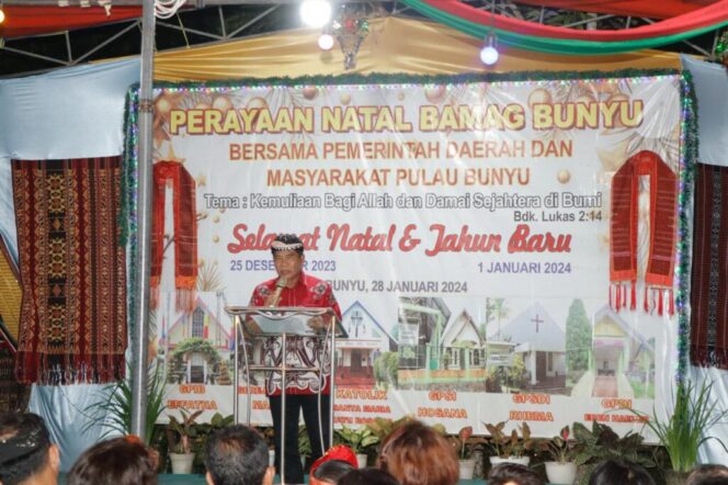 
 Berikan Pesan Damai pada Perayaan Natal di Pulau Bunyu