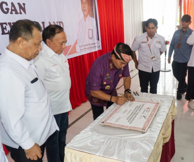 
 Dapat Bantuan Pemerintah New Zealand, Gudang PMI Kaltara Kini Diresmikan