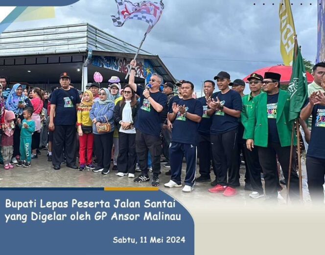 
 Bupati Malinau Lepas Peserta Jalan Sehat Peringatan Harla Ke-90 Gp Ansor