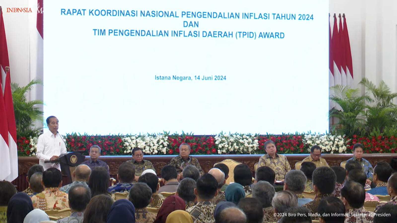 Gubernur Hadiri Rakornas Pengendalian Inflasi 