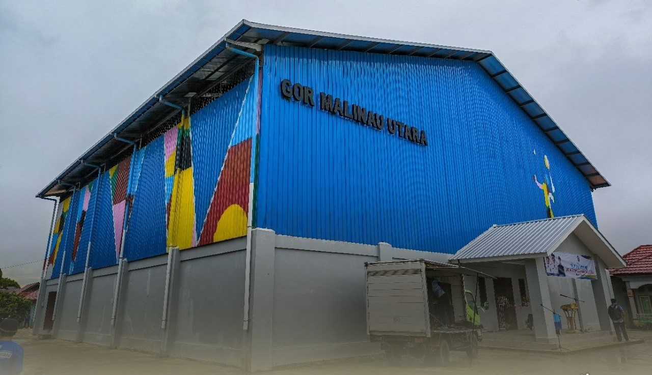 Resmikan GOR Malinau Utara, Bupati Wempi Rawat dan Jaga Fasilitas Gedung 1