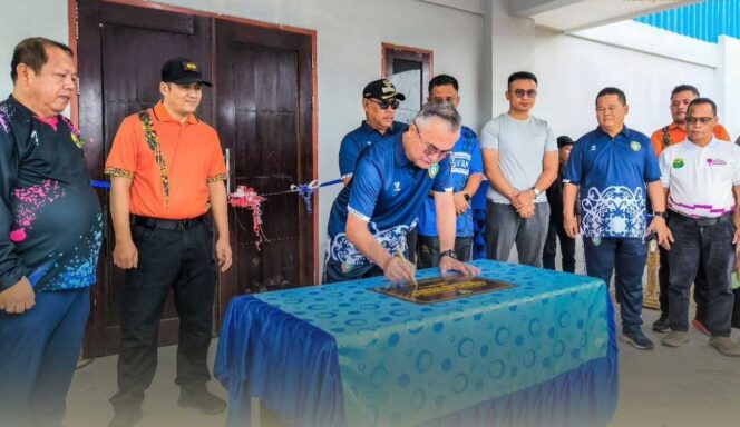 
 Resmikan GOR Malinau Utara, Bupati Wempi: Rawat dan Jaga Fasilitas Gedung