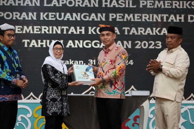 
 Tarakan Kembali Raih Opini WTP Kelima Kalinya