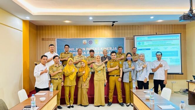 
 Disnakertrans Provinsi Kaltara Bersama Kemnaker menggelar Penilaian Indeks Kinerja Lembaga Pengawasan Ketenagakerjaan di Hotel Pangeran Khar, Senin (29/7)
