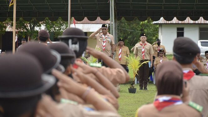 
 Wakil Bupati Malinau Memimpin Upacara Peringatan Hari Pramuka ke-63
