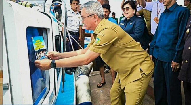 
 Bantu Biaya Transportasi Masyarakat, Bupati Wempi Launching SOA Speed Boat Rute Malinau-Tarakan