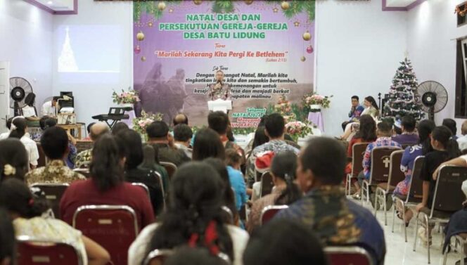 
 Bupati Buka Perayaan Natal Persekutuan Gereja-Gereja Batu Lidung, Pentingnya Menjaga Kerukunan di Tengah Keberagaman