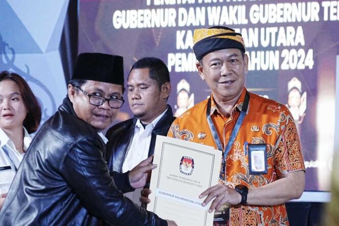 
 Pemprov Kaltara Hadiri Penetapan Calon Gubernur dan Wakil Gubernur Terpilih 2024