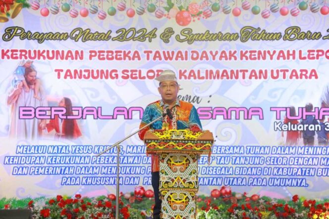 
 Rayakan Natal Pebeka Tawai, Pollymaart: Refleksikan Kehadiran Tuhan Dalam Sendi Kehidupan Berbangsa