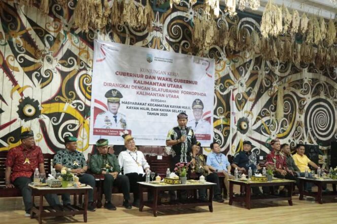 
 Tiba di Long Nawang, Gubernur Dan Wagub Kaltara Serap Aspirasi Masyarakat Apau Kayan