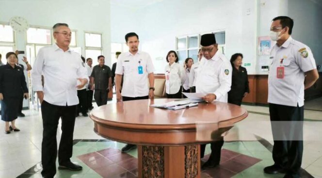 
 Usai Libur Lebaran, Bupati Malinau Lakukan Sidak Pastikan Pelayanan Publik Kembali Normal