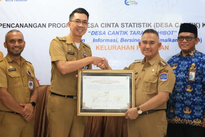 
 Wali Kota Tarakan Melaunching Program Desa Cinta Statistik Kota Tarakan Tahun 2025