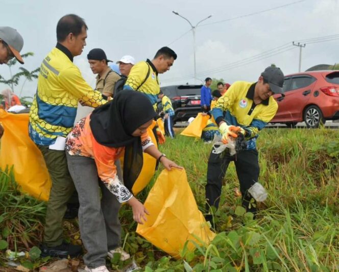 
 Peringatan Hari Lingkungan Hidup Sedunia di Kabupaten Nunukan, Peserta Berhasil Kumpulkan 1412 Kg Sampah Plastik