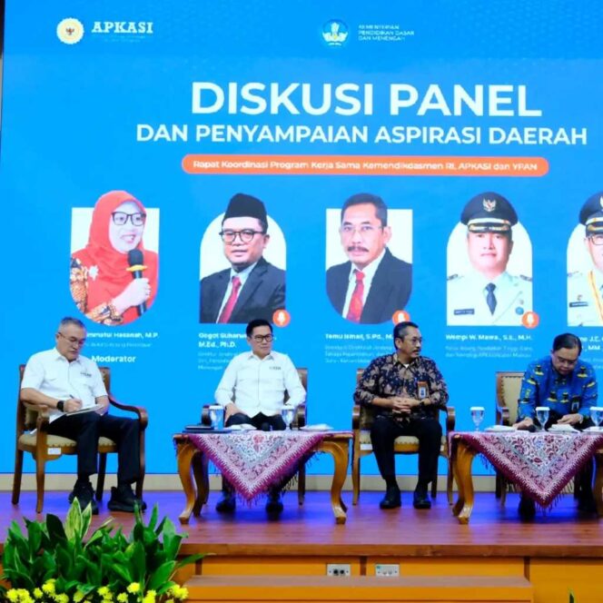 
 APKASI dan Kemendikdasmen Gelar Diskusi Panel, Bupati Malinau Hadir menjadi Narasumber