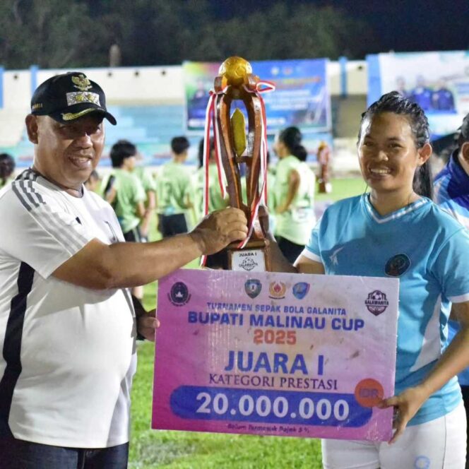 
 Pelita Putri FC Juara Turnamen Galanita BMC 2025