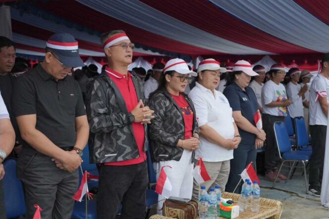 
 Doa Bersama Sambut Hut ke-80 RI, Bupati Malinau Ajak Warga Kibarkan Merah Putih dan Jaga Toleransi