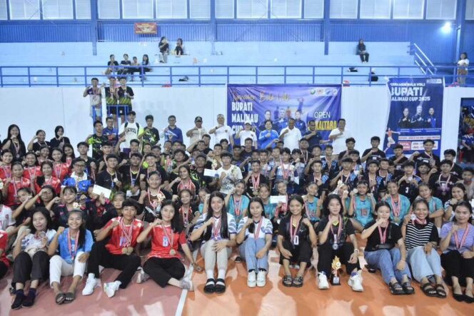 
 Final Voli Pelajar Meriahkan Penutupan Bupati Malinau Cup 2025