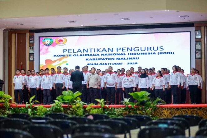 
 Pelantikan Pengurus KONI Malinau, Semangat Baru Meningkatkan Prestasi