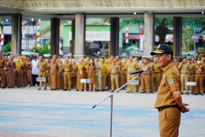
 Pimpin Apel, Datu Iqro Sampaikan Amanat Penting ke OPD