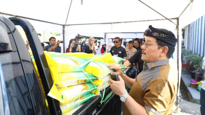 
 Wagub Ingkong Apresiasi Bazar Gerakan Pangan Murah LPP TVRI Kaltara