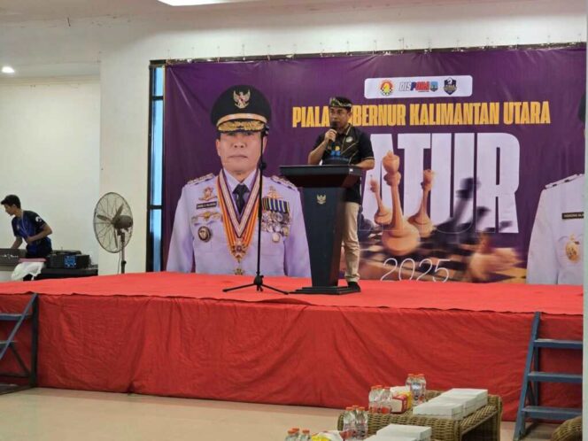 
 Tutup Turnamen Catur Piala Gubernur Kaltara 2025, Pj. Sekprov Beri Apresiasi dan Motivasi Pecatur Kaltara