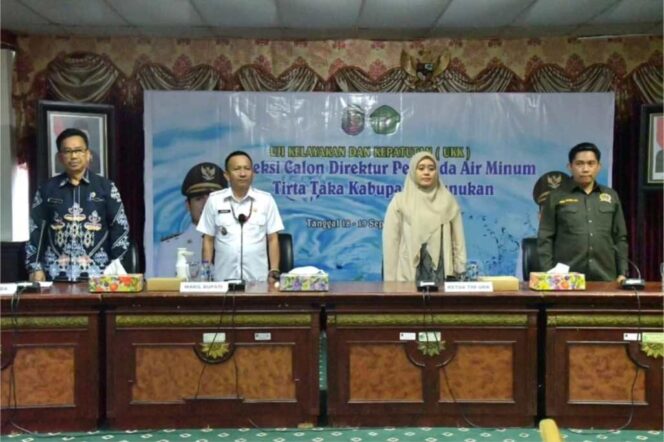 
 Wabup Hermanus Membuka Resmi Seleksi Uji Kelayakan dan Kepatutan Calon Direktur Perumda Tirta Taka Kabupaten Nunukan