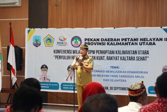 
 Buka Konferensi DPW Perhiptani Kaltara, Gubernur Ajak Penyuluh Majukan Pertanian
