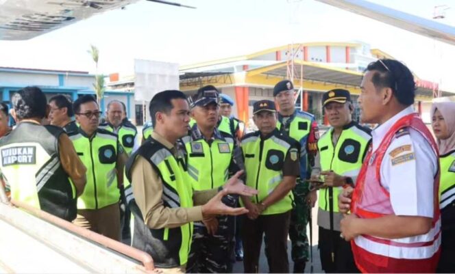 
 Bupati Irwan Melaunching Penerbangan Perdana SOA Penumpang Udara Nunukan-Long Layu dan SOA Barang Nunukan-Long Bawan