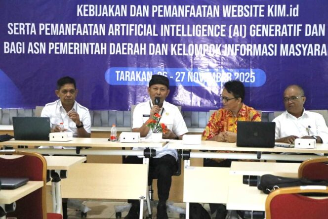 
 DKISP Sosialisasikan Pemanfaatan Website KIM.ID dan AI Generatif