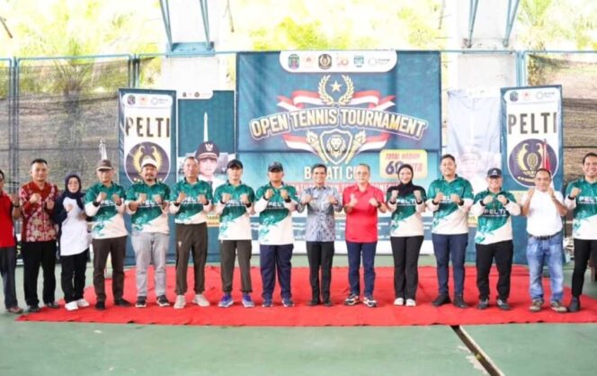 
 Open Tournament Bupati Cup Tenis Lapangan Tahun 2025 Resmi Dibuka