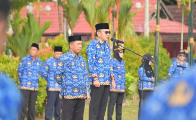 
 Ratusan ASN Ikuti Apel Korpri Gabungan OPD Pemkab Nunukan