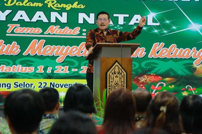
 Perayaan Natal TP PKK Kaltara di Kantor Gubernur Kaltara