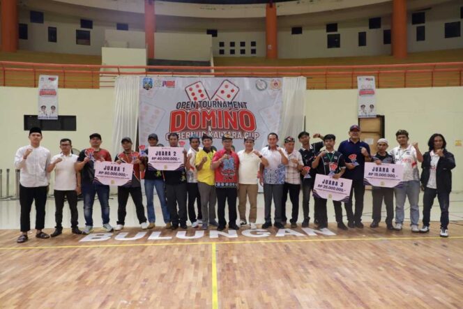 
 Tutup Open Tournament Domino Kaltara Cup 2025, Staf Ahli Robby Ajak Masyarakat Jadikan Olahraga Ajang Silaturahmi