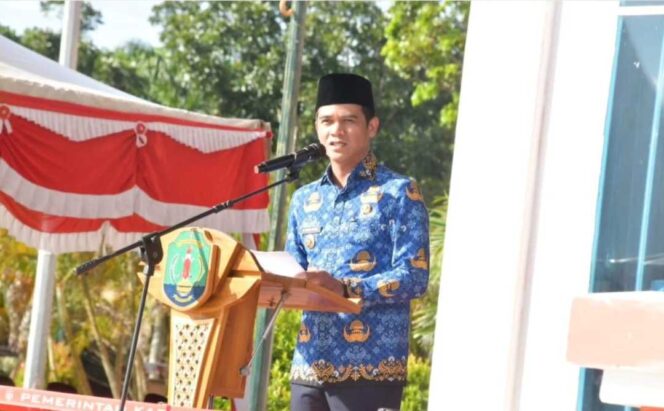 
 Bupati Nunukan Bacakan Sambutan Ketua Umum KORPRI Nasional pada Upacara HUT KORPRI ke-54 Tahun 2025
