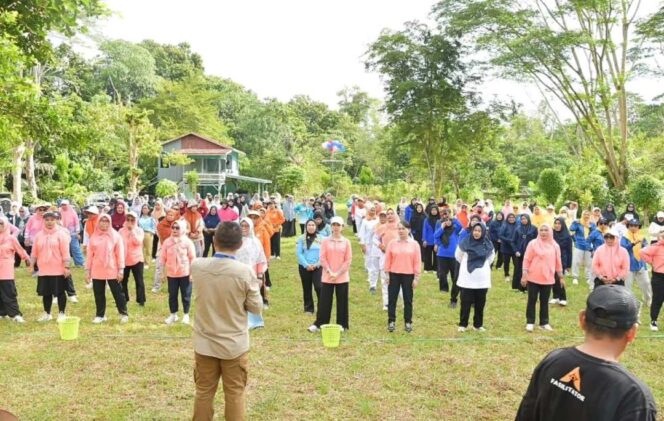
 Gelar Outbound Capacity Building, DWP Nunukan Perkuat Kebersamaan dan Solidaritas Anggota