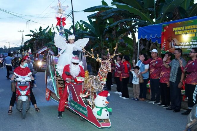 
 Natal dalam Harmoni, Pawai Oikumene Satukan Warga Malinau