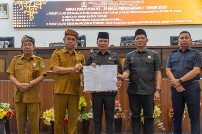 
 Pemprov dan DPRD Kaltara Sepakati 2 Ranperda dan Propemperda 2026
