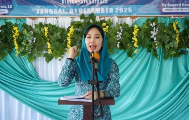 
 TP. PKK Kabupaten Nunukan Selenggarakan Evaluasi Pelaksanaan 10 Program Pokok PKK di Kantor Camat Sebuku