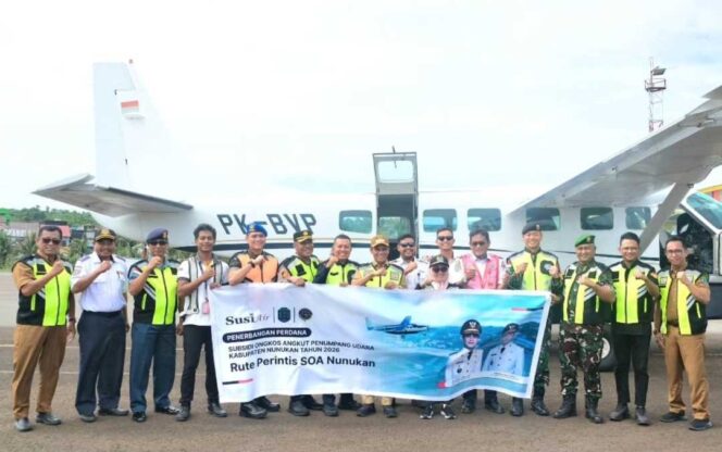 
 Bupati Nunukan Launching Penerbangan SOA Penumpang Tahun 2026