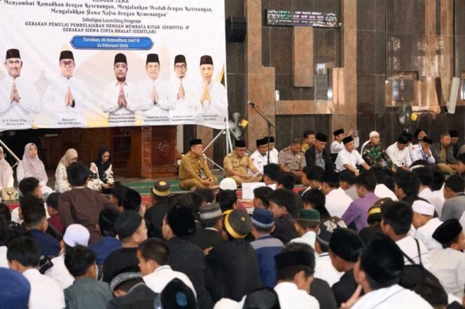 
 Wali Kota Tarakan Resmi Buka Pesantren Kilat Ramadan, Launching Program GEMPITA dan GESIT LAH