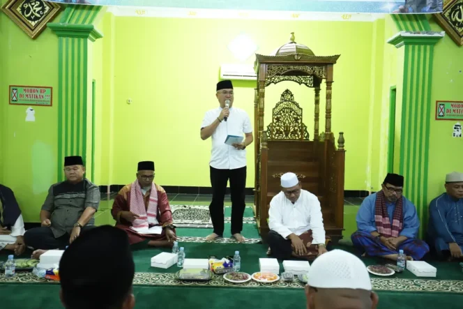 
 Bupati Malinau Wempi Mawa Safari Ramadhan di Masjid Darul Falah Pulau Betung