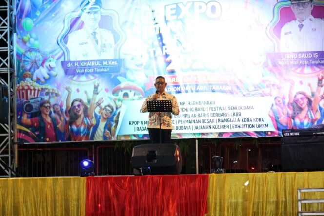 
 Wali Kota Tarakan Resmi Buka Expo Istana Dongeng 2026 di Stadion Datu Adil